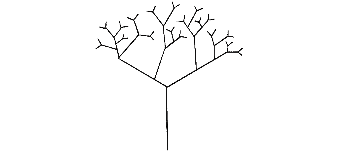 Figure 8.2: A branching fractal tree