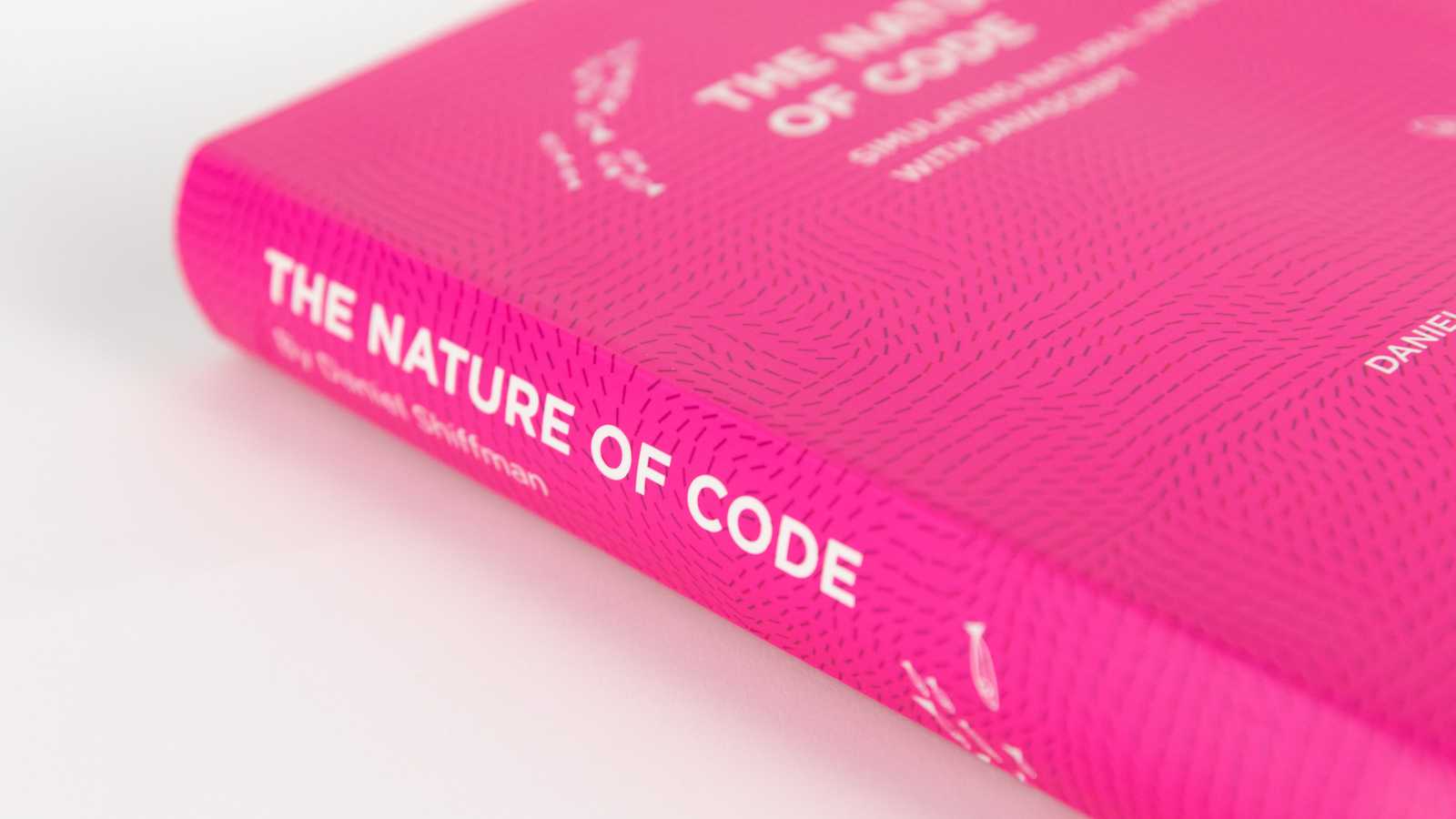 a bright pink cover with white text and subtle wavy patterns.